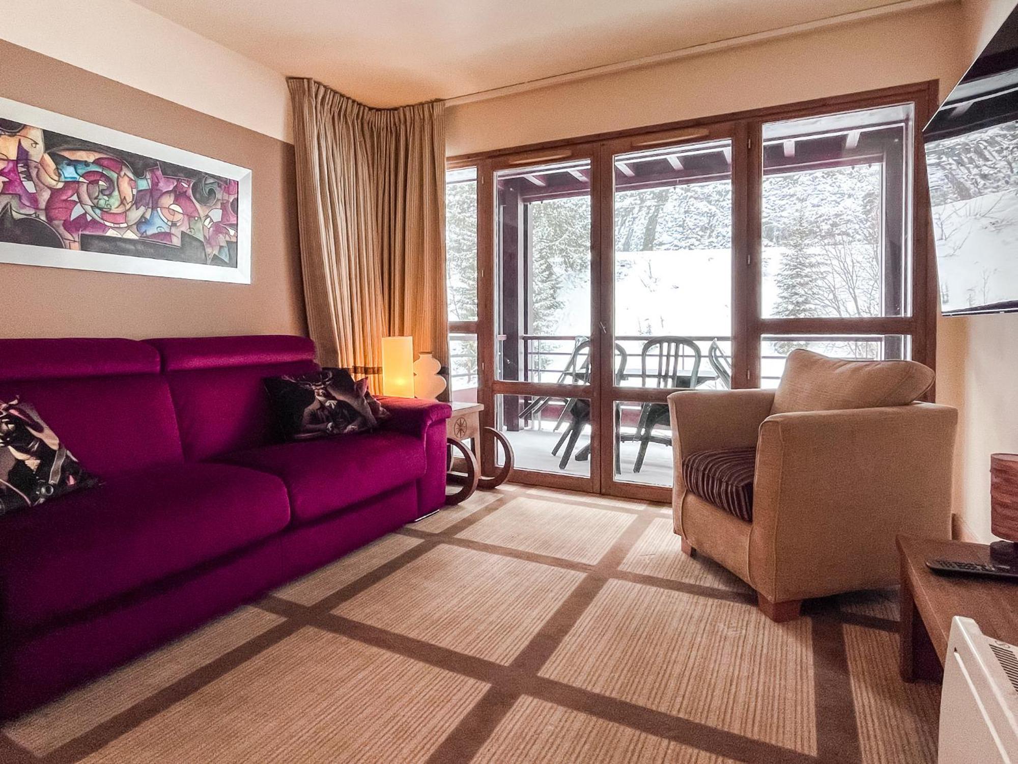 Large One-Bedroom Apartment, Wheelchair Adapted, Les Terrasses D'Eos Flaine Luaran gambar