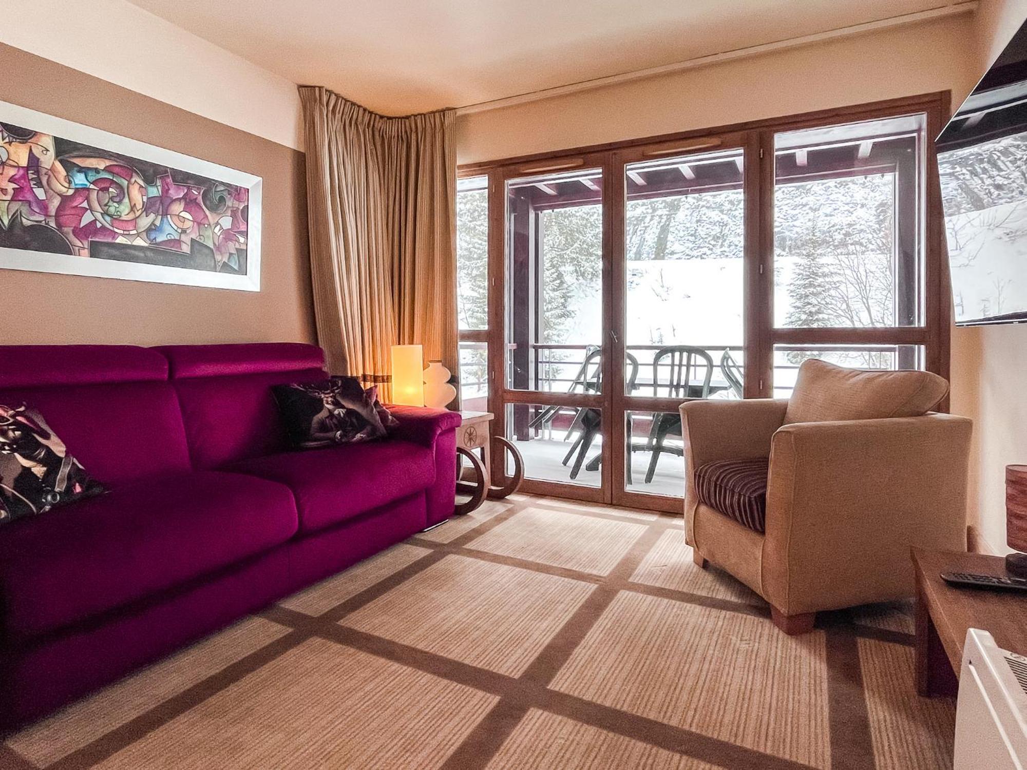 Large One-Bedroom Apartment, Wheelchair Adapted, Les Terrasses D'Eos Flaine Luaran gambar