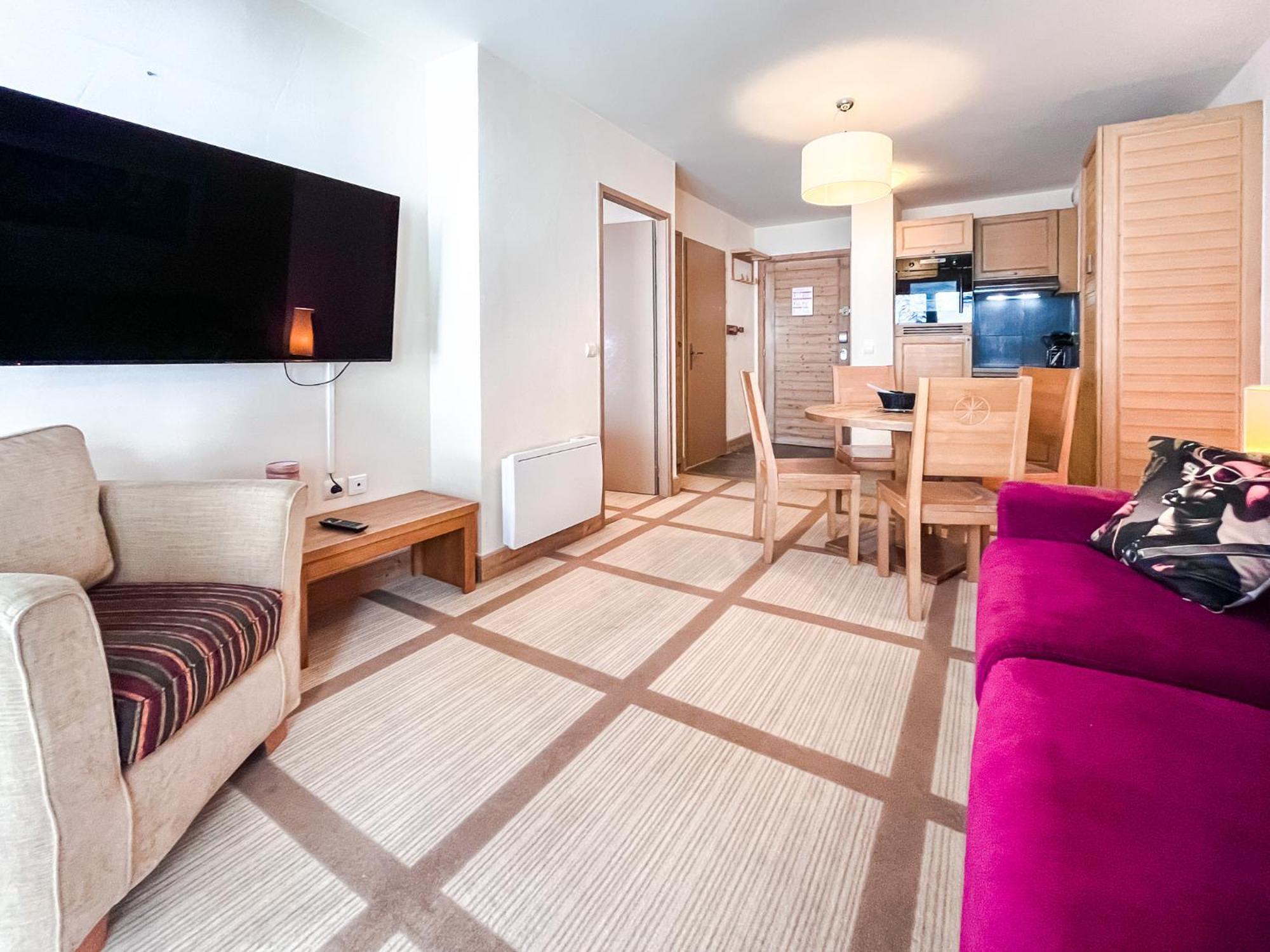 Large One-Bedroom Apartment, Wheelchair Adapted, Les Terrasses D'Eos Flaine Luaran gambar