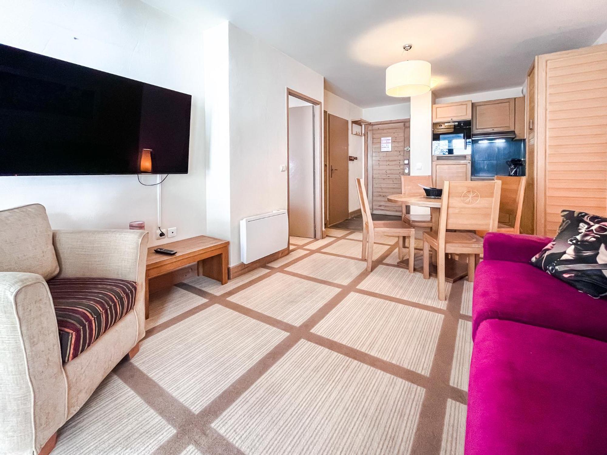 Large One-Bedroom Apartment, Wheelchair Adapted, Les Terrasses D'Eos Flaine Luaran gambar