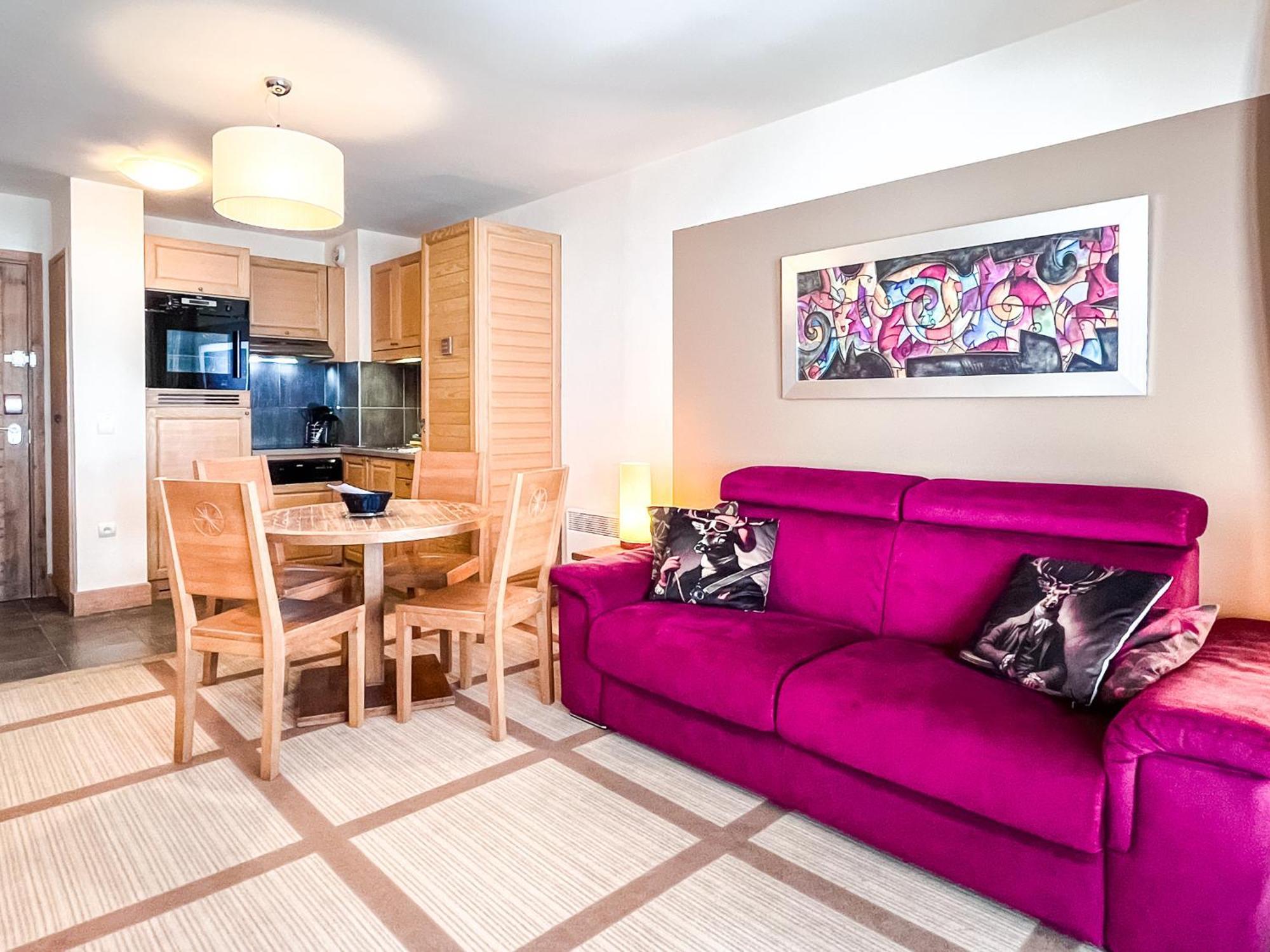 Large One-Bedroom Apartment, Wheelchair Adapted, Les Terrasses D'Eos Flaine Luaran gambar