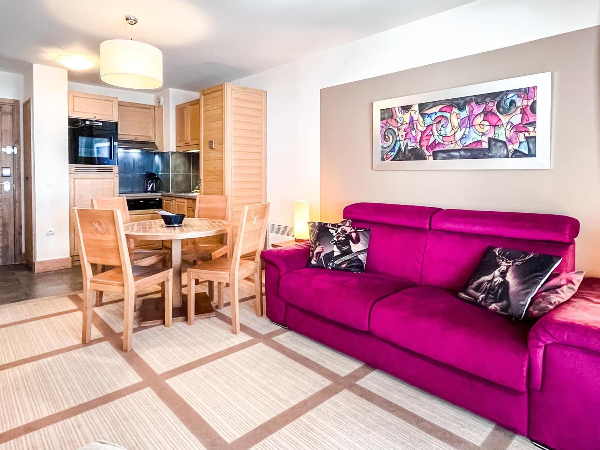 Large One-Bedroom Apartment, Wheelchair Adapted, Les Terrasses D'Eos Flaine Luaran gambar