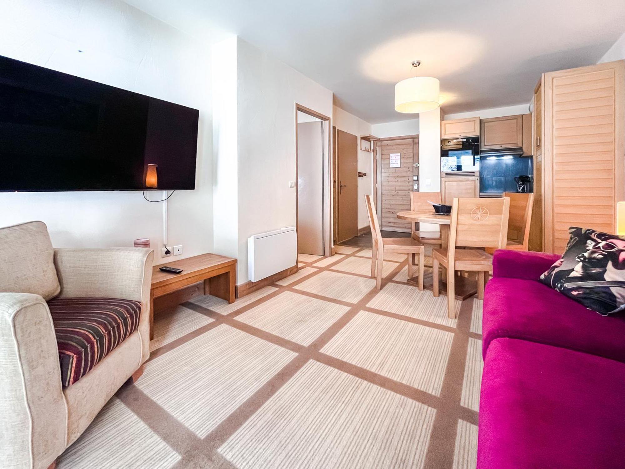 Large One-Bedroom Apartment, Wheelchair Adapted, Les Terrasses D'Eos Flaine Luaran gambar